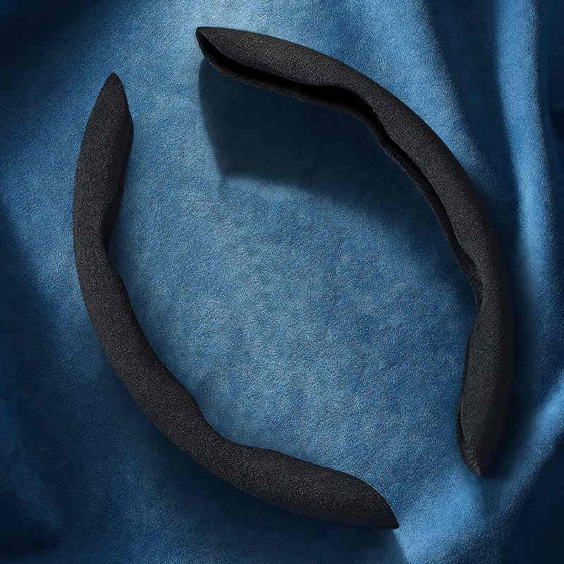 Housse de volant de voiture en daim, Ultra-fine, absorbant la sueur, antidérapante, été