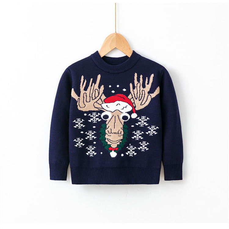 Jerseys navideños de viscosa y algodón para niños