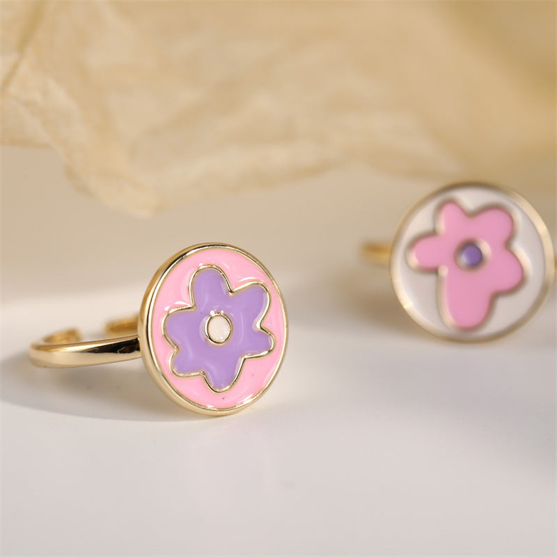 Bague en titane et acier, style européen et américain, phrase anglaise, élément de fleur Howdy, vous êtes parfait