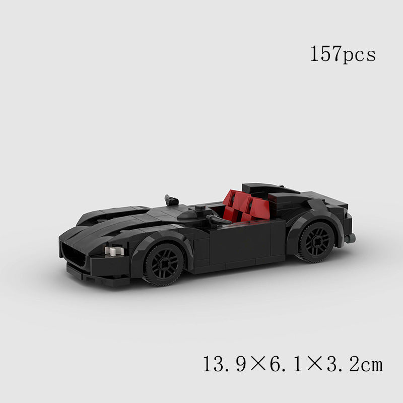 Jouets pour enfants, modèle de voiture de sport et blocs de construction à petites particules, jouets éducatifs MOC