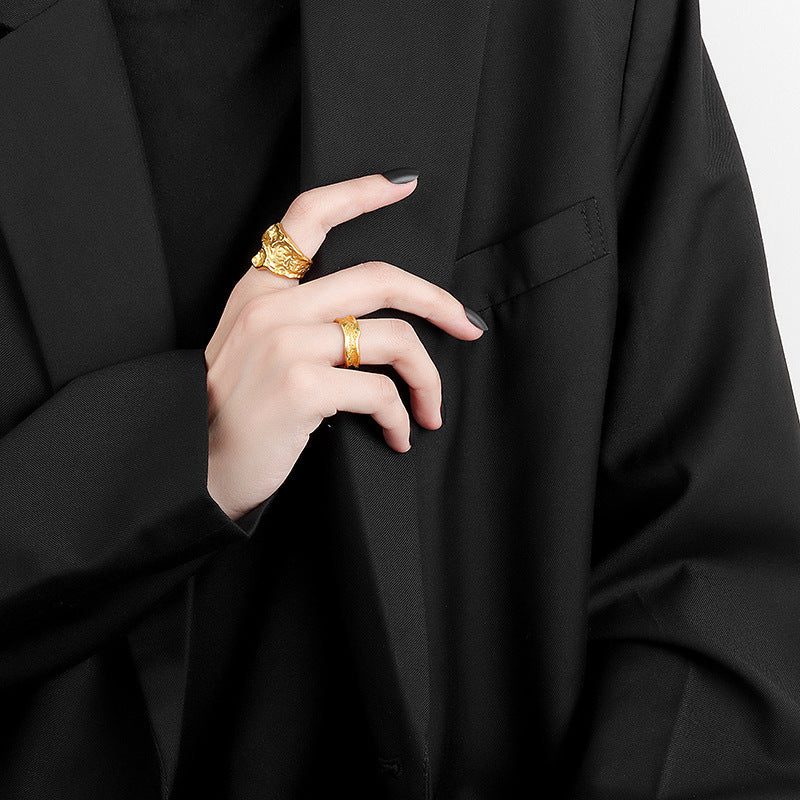 Bague en forme de personnalité de la mode pour femmes