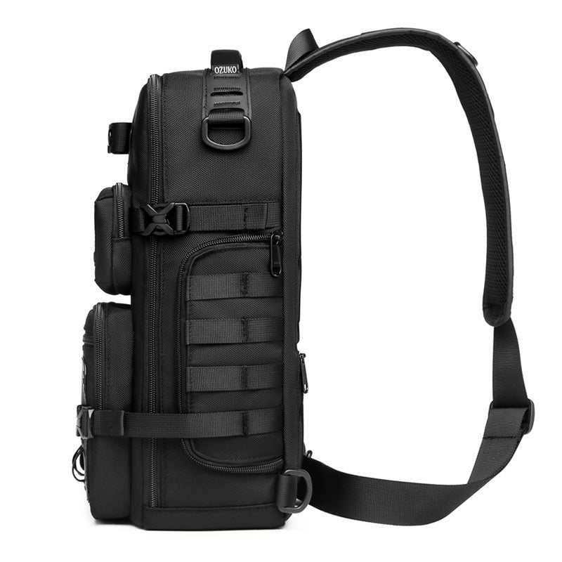 Sac de messager de sport de grande capacité en plein air de poitrine tactique