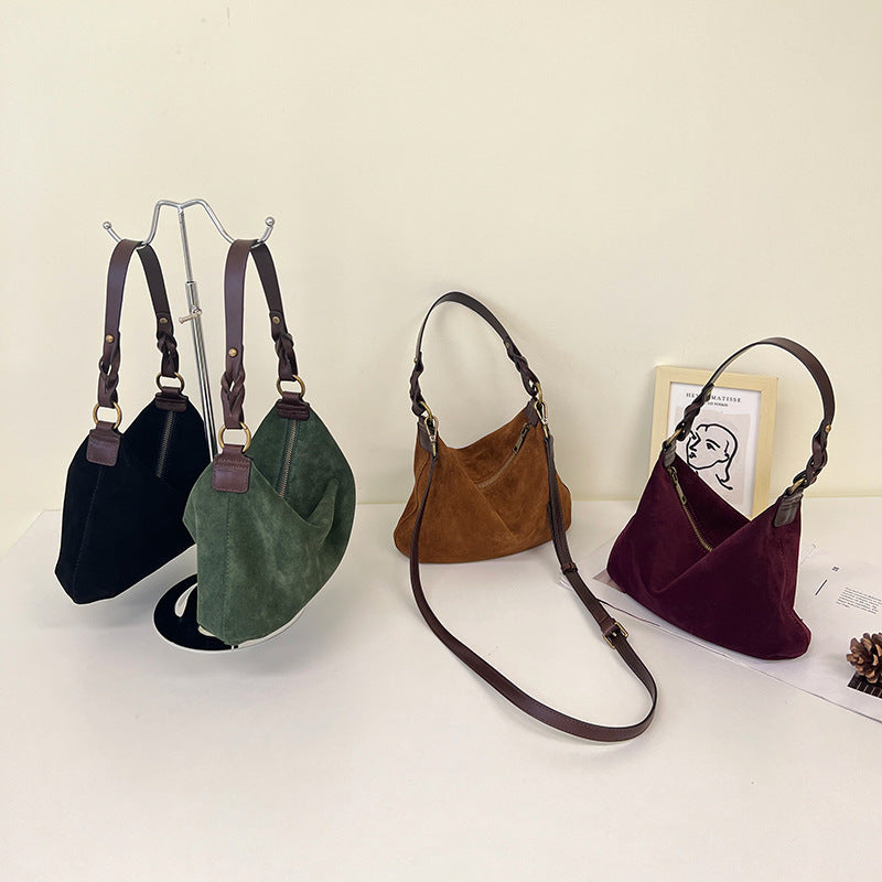 Sac messager à bandoulière Portable en cuir de vache, couche supérieure de haute qualité