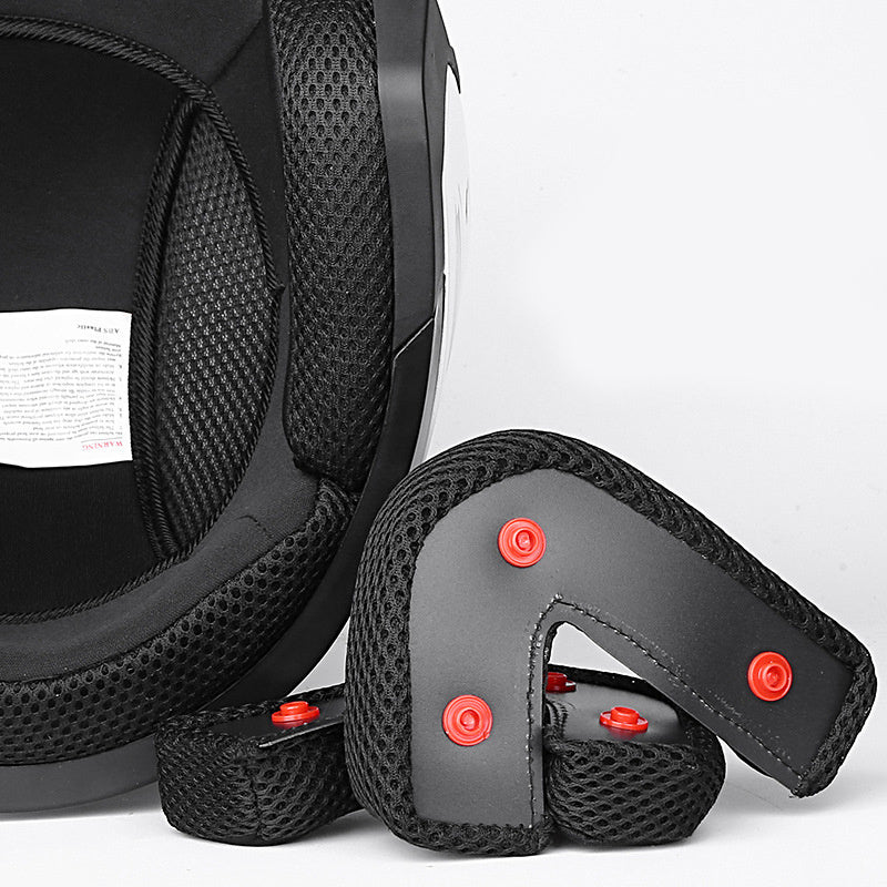 Casque simple à double lentille pour vélo électrique