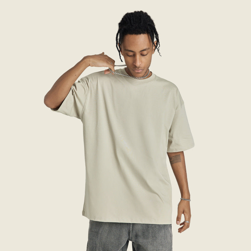 Technology Fabric Solona Cool Feeling Quick-drying Sun Protection Short Sleeve American Solid Color