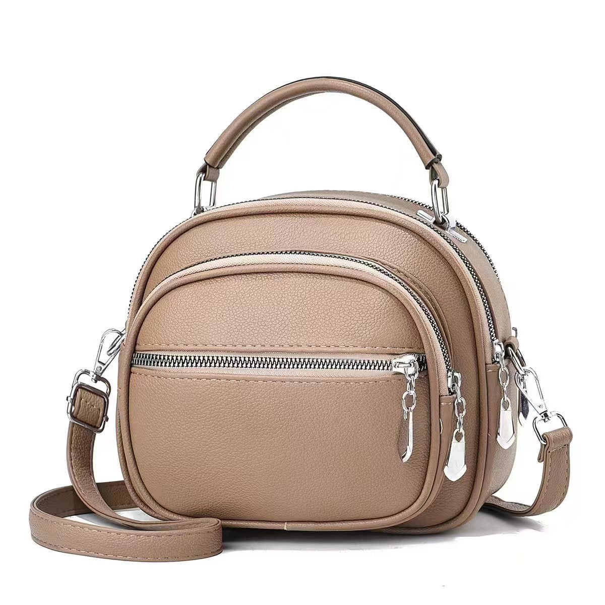 Sac messager multicouche femme Simple grande capacité