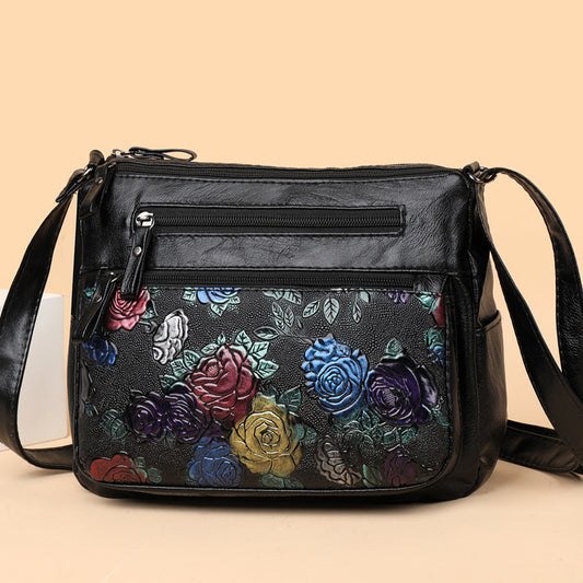 Bolso bandolera versátil de gran capacidad a la moda para mujer