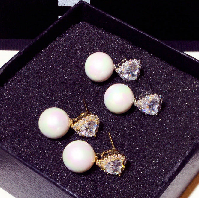Boucles d'oreilles à tige en perles d'intérêt spécial pour femmes