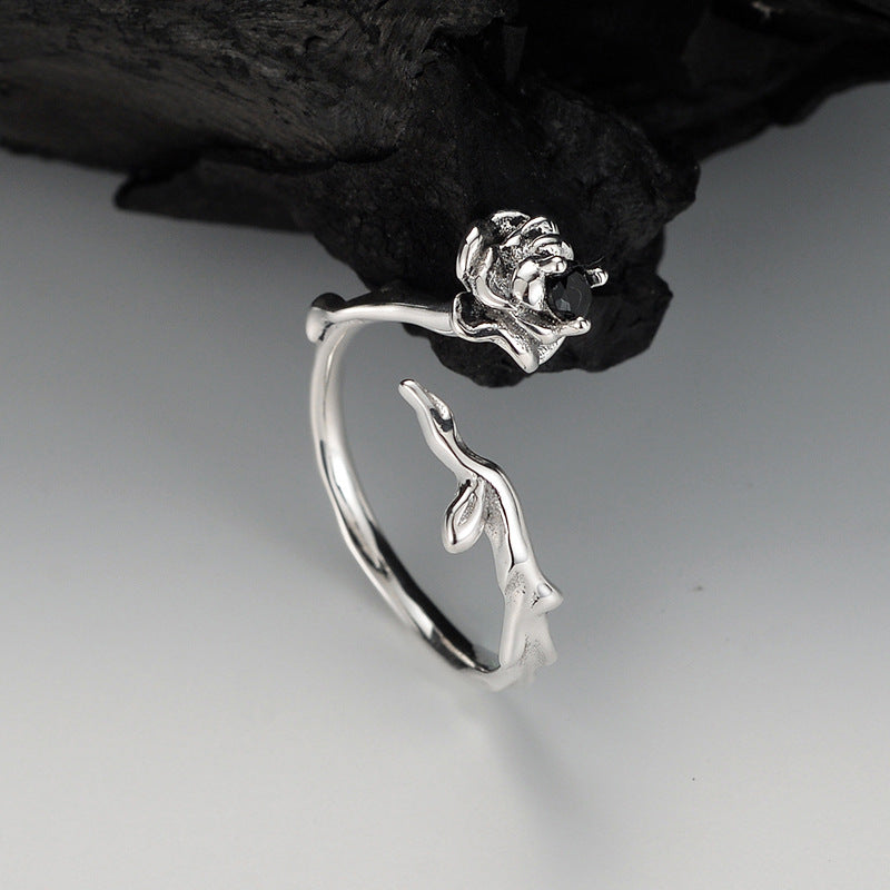 Bague à fleurs vintage pour femmes