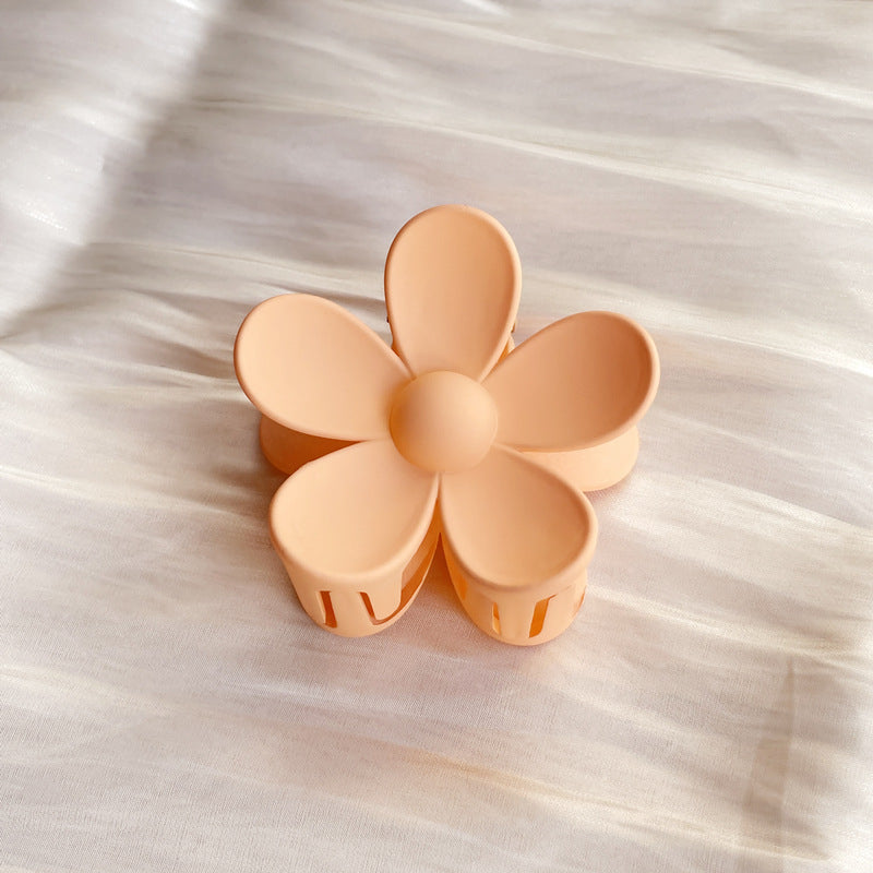 Pince à cheveux fleur givrée couleur bonbon d'été