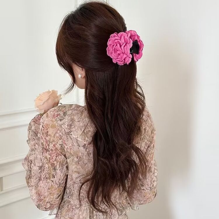 Barrettes gracieuses simples à fleurs pour femmes