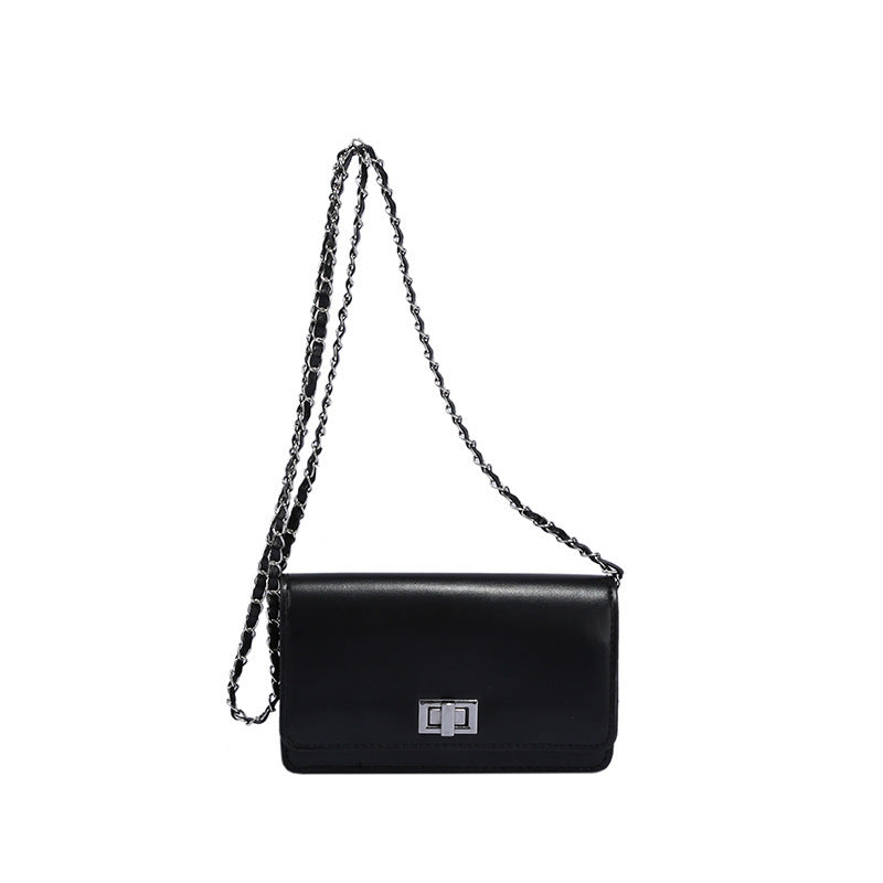 Bolso cuadrado pequeño con cadena de moda simple