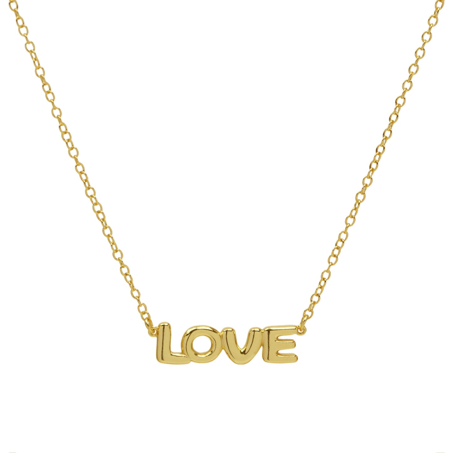 Fashion 18K Gold Brass Balloon Necklace
