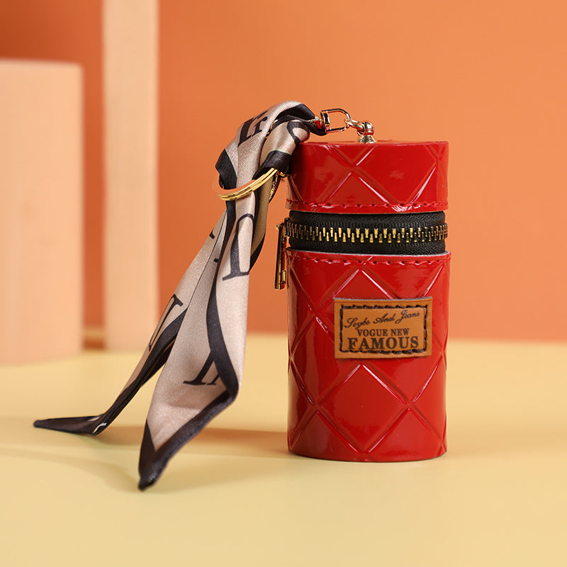 Creative Leather Presbyopic Bucket Key Case