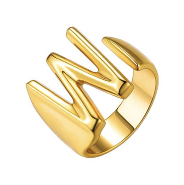 Women's Personality Fashion 26 English Letters Ring