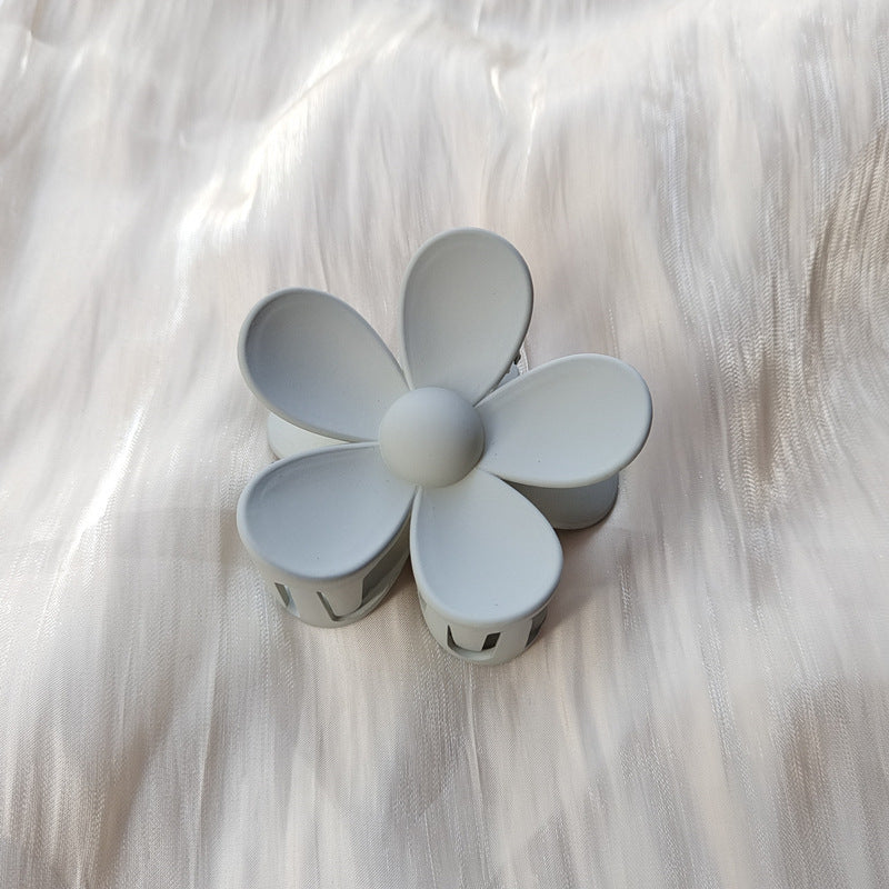 Pince à cheveux fleur givrée couleur bonbon d'été