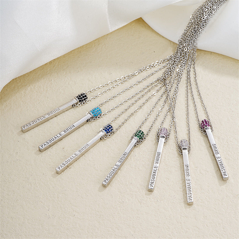 Collier pendentif microphone de musique de personnalité créative
