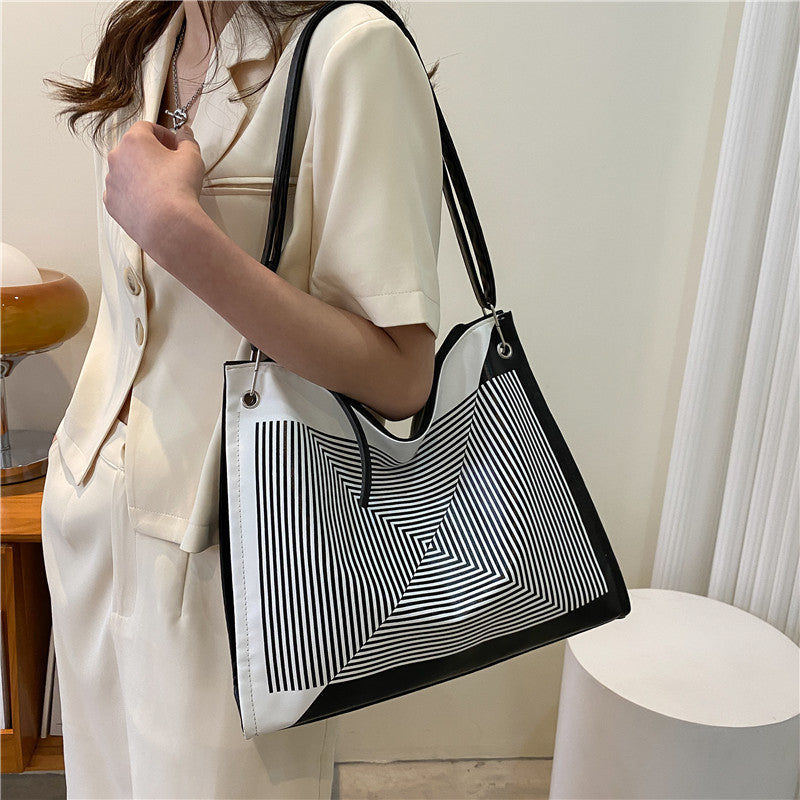 Bolso de mano casual de tendencia de hombro de mujer bandolera de gran capacidad