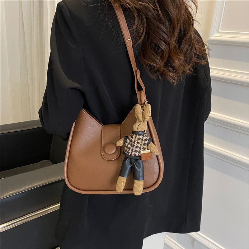 Bolso de hombro retro para mujer Simple Messenger