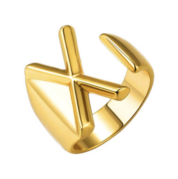 Women's Personality Fashion 26 English Letters Ring