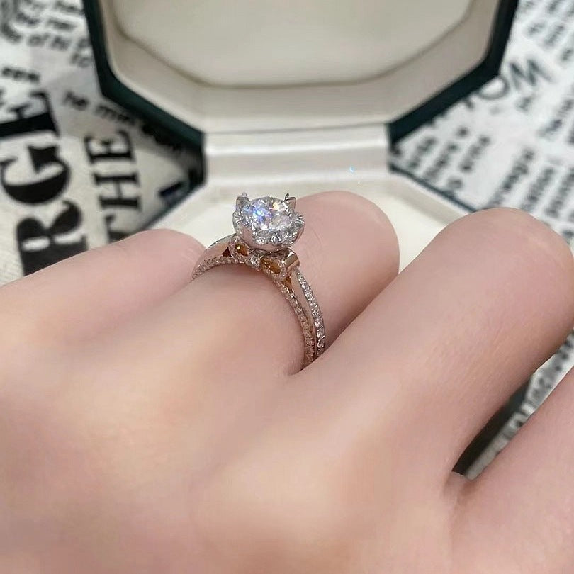 Bague avec nœud en ruban en argent sterling