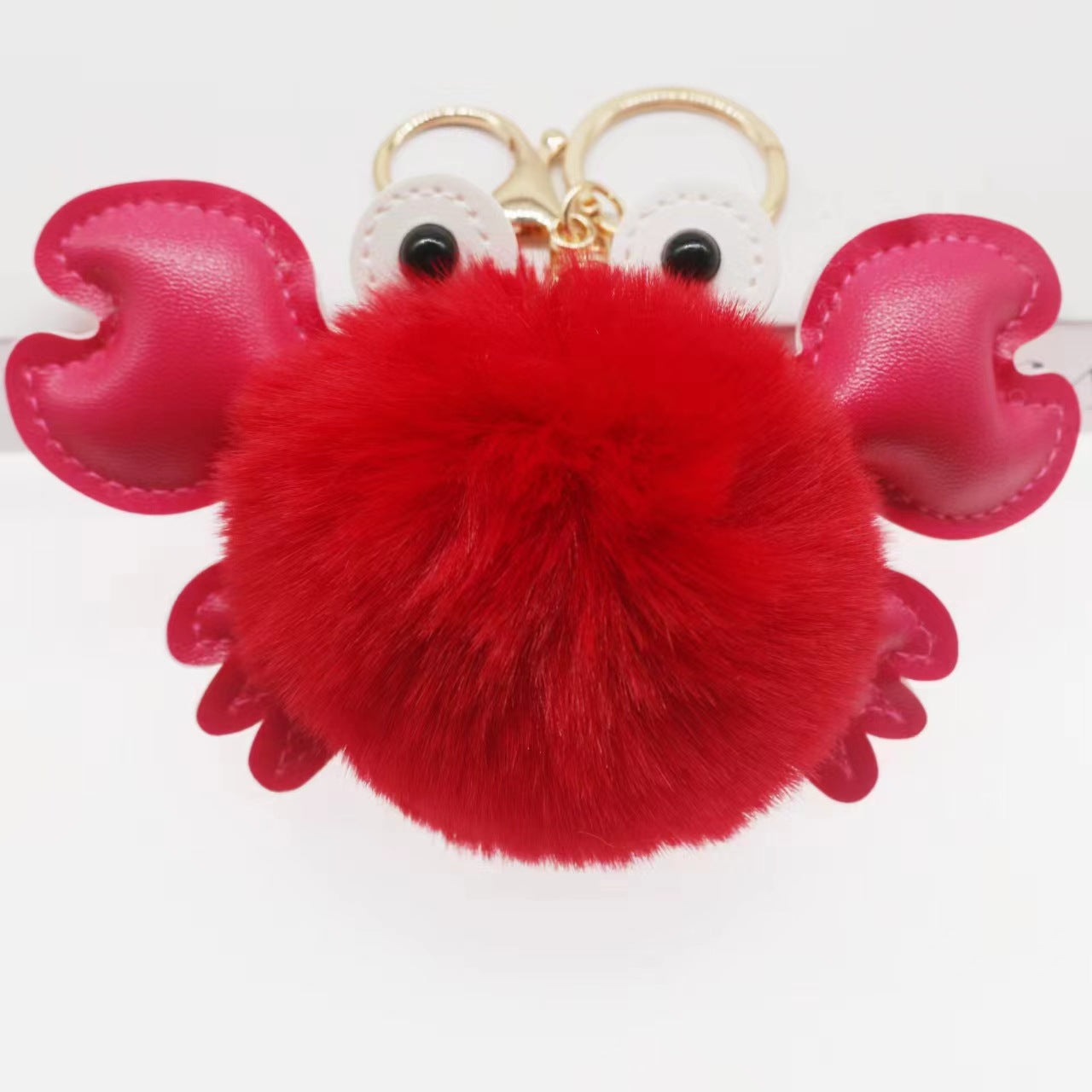 Pendentif porte-clés crabe mignon de dessin animé