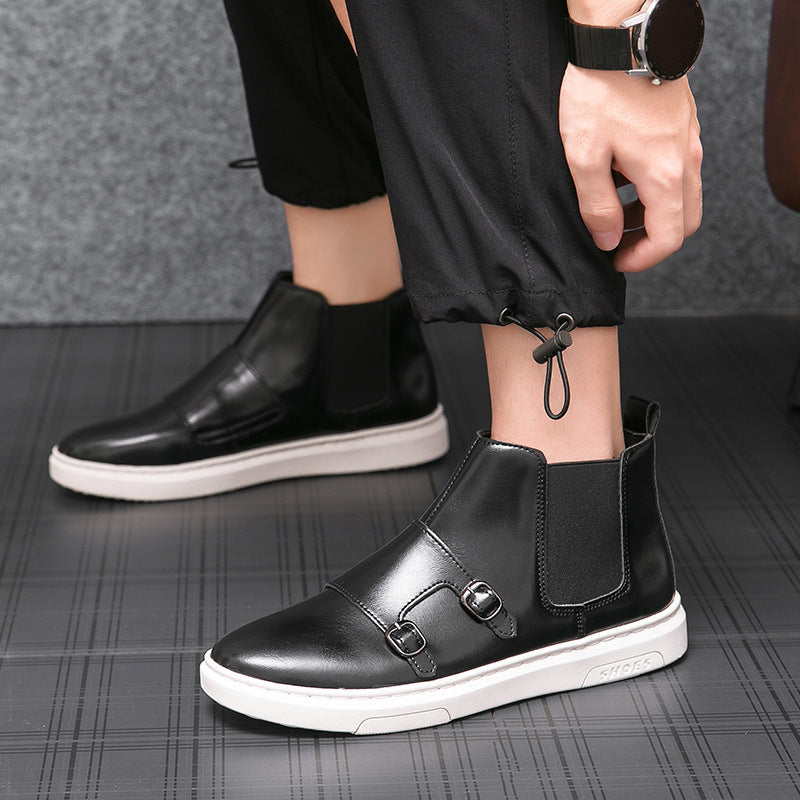 Zapato de tabla de caña alta 38-46 Tamaño Moda Retro Tendencia