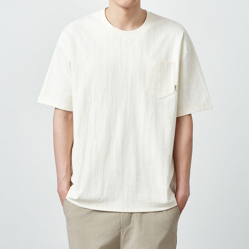 Simple Fashion Color Contrast Men's T-shirt