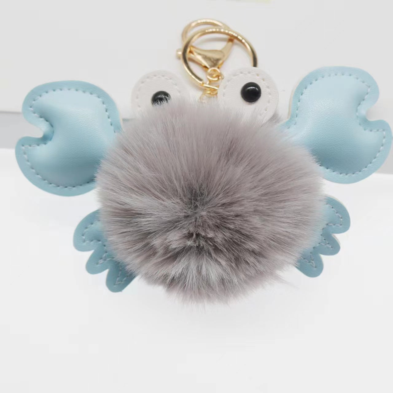 Pendentif porte-clés crabe mignon de dessin animé