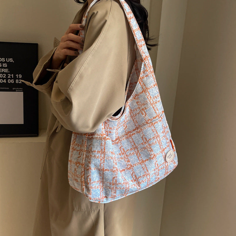 Large Capacity Women's Knitted Woven Bag