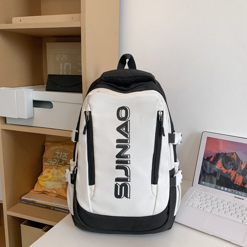 Sac à dos de voyage pour ordinateur simple et cool, grande capacité, tendance et loisirs
