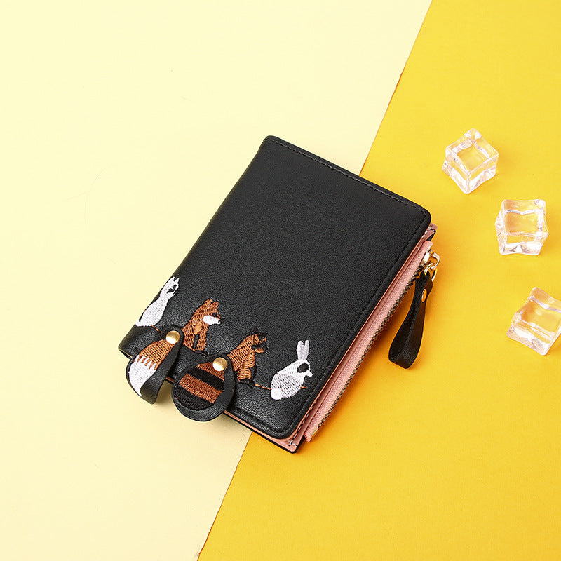 Women's Short Student Wallet Simple Korean Style Cute