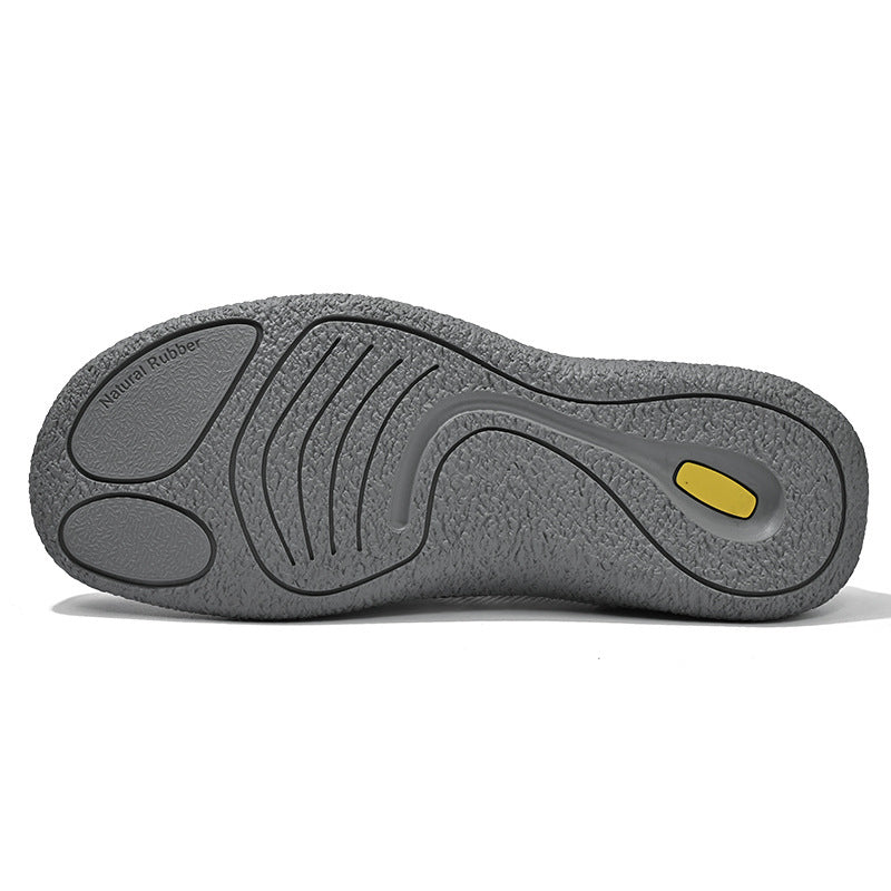 Chaussures de couture faites à la main pour hommes en cuir véritable de grande taille légères