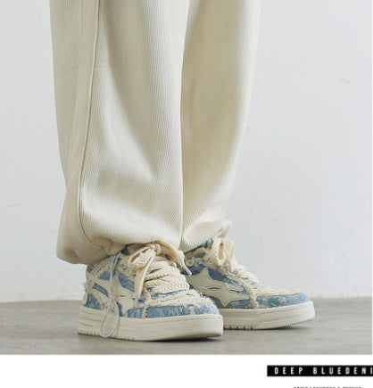 Zapatos blancos transpirables informales de estilo coreano