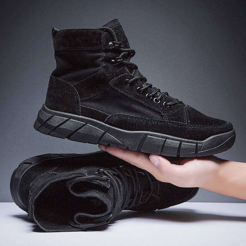 Bota de trabajo informal de estilo británico para hombre