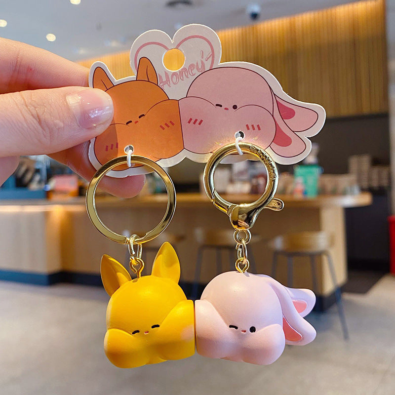 Pareja Un Par De Hebillas Llavero Personalizado Creativo