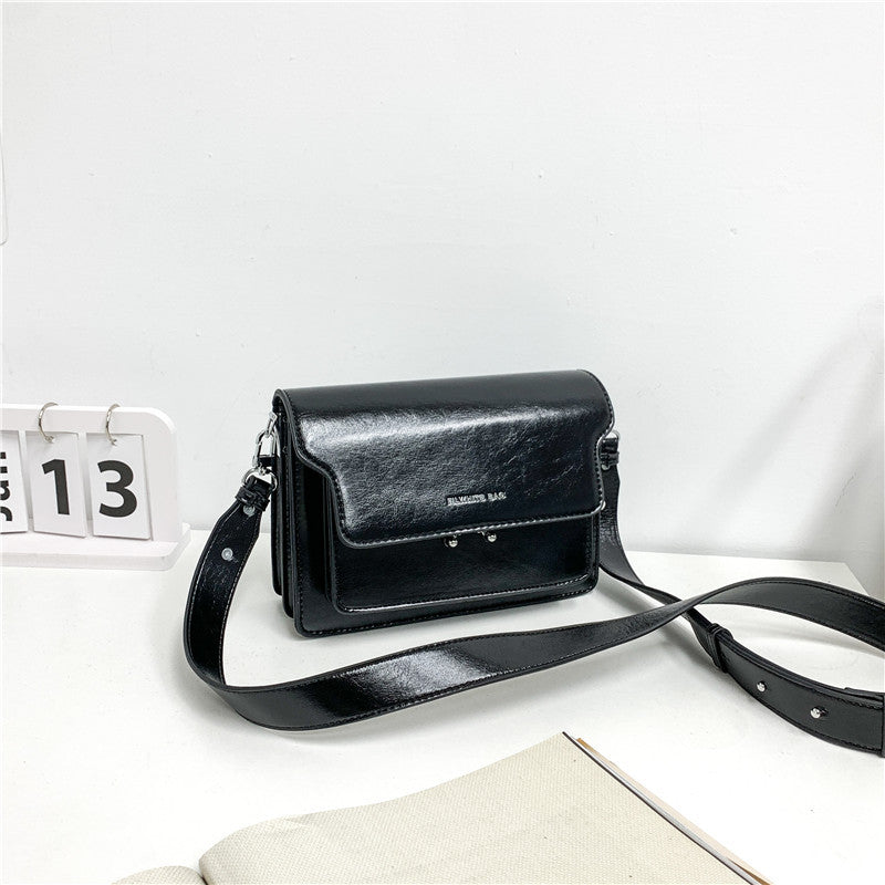 Simple PU petit carré étudiant mode décontracté tout-match sac à bandoulière