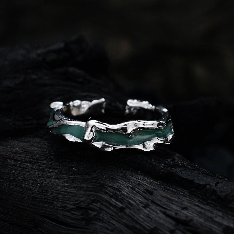 Special-shaped Epoxy Index Finger Ring Women