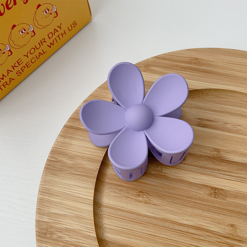 Pince à cheveux fleur givrée couleur bonbon d'été