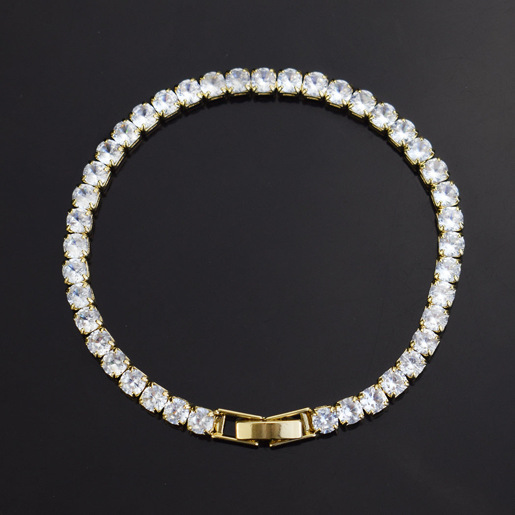 Bracelet tennis diamant mode femme