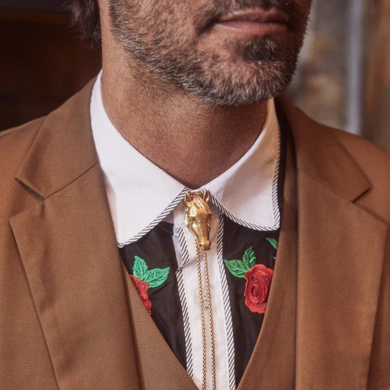 Collier en or véritable plaqué cuivre et Zircon, rétention de couleur