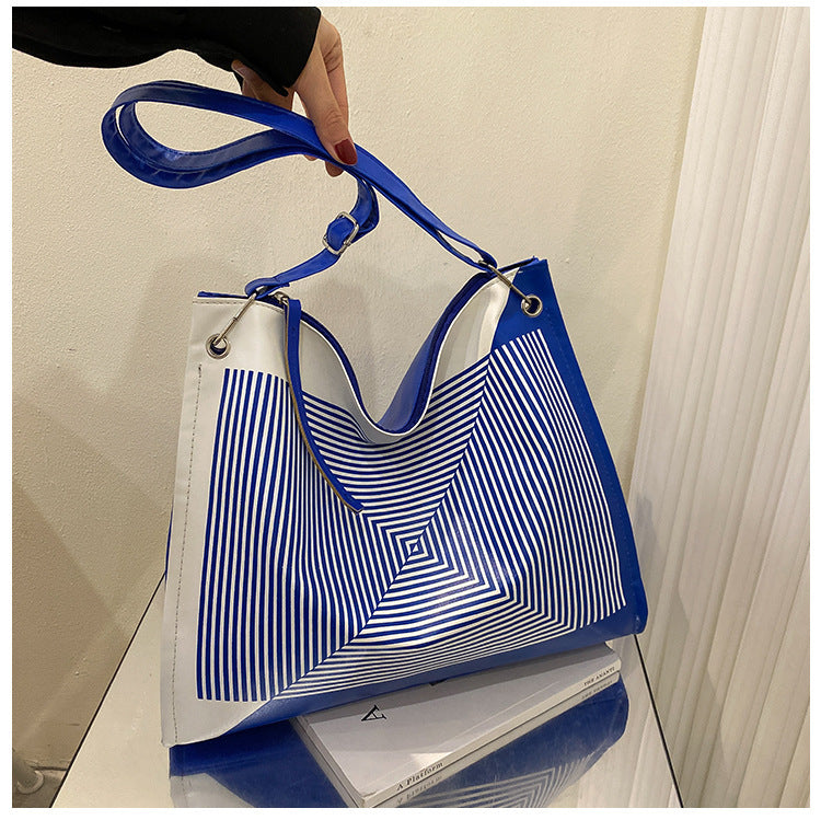 Bolso de mano casual de tendencia de hombro de mujer bandolera de gran capacidad