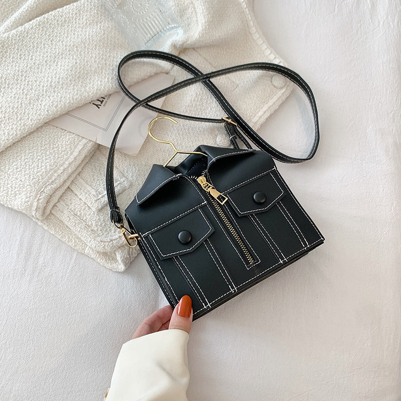 Veste tridimensionnelle d'été pour vêtements, petit sac carré à bandoulière