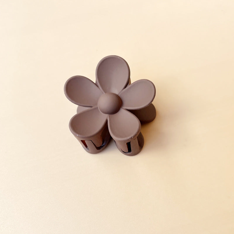 Pince à cheveux fleur givrée couleur bonbon d'été