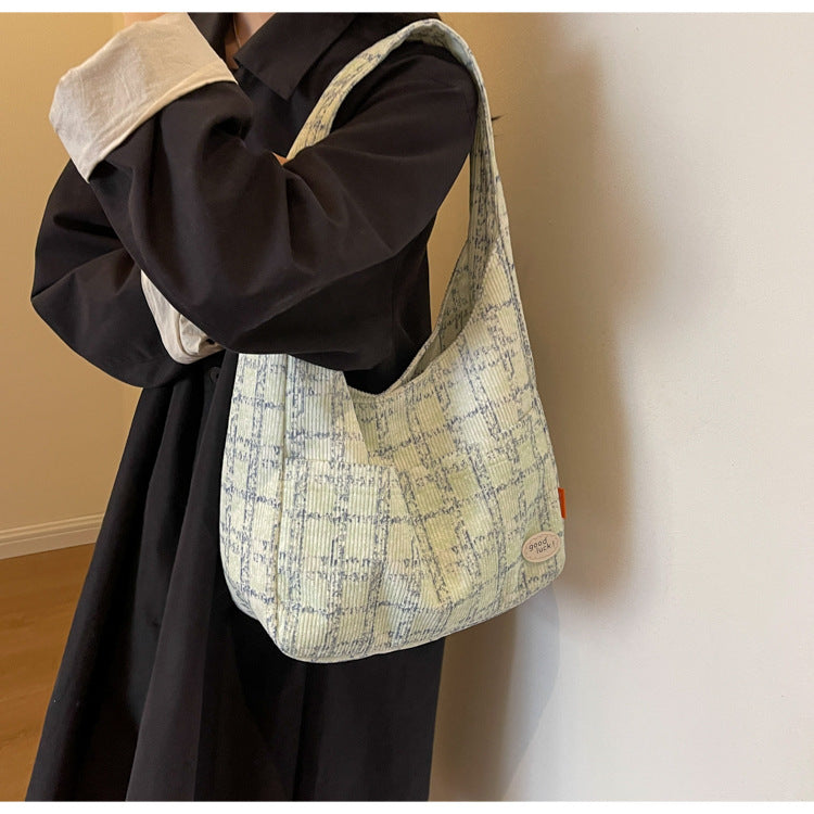 Large Capacity Women's Knitted Woven Bag