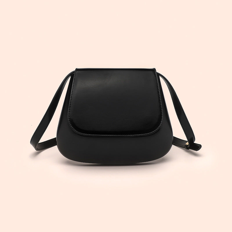 Bolso bandolera de cuero vegano para mujer, bolso de hombro pequeño Retro con correa larga ajustable