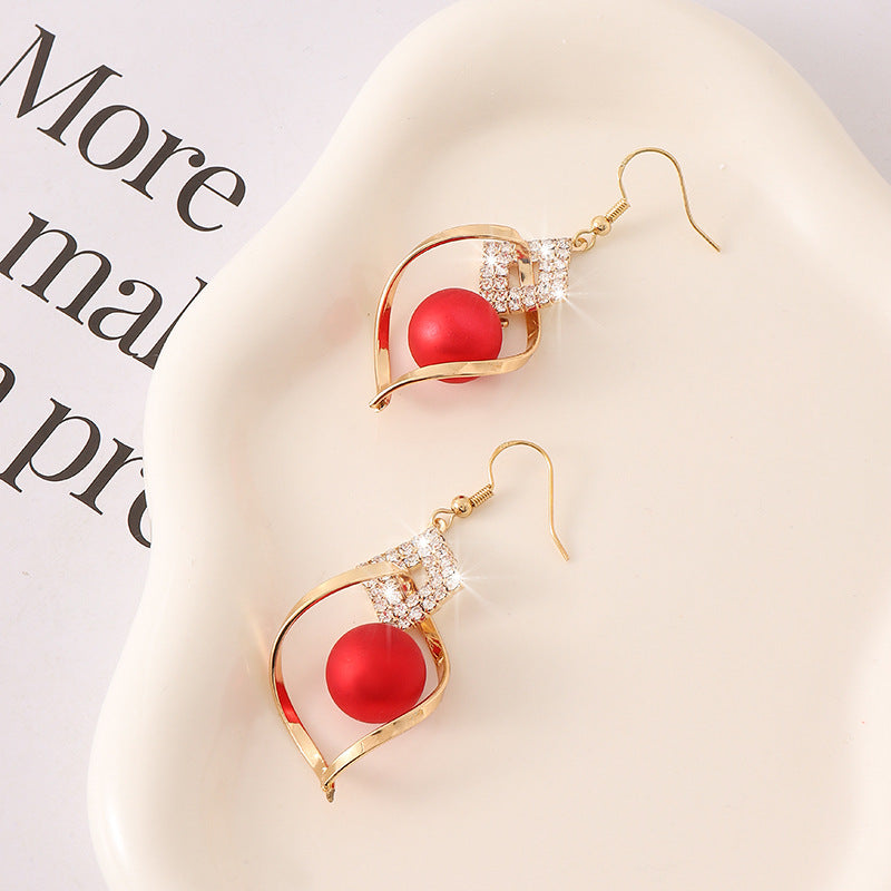 Boucles d'oreilles tout-match capricieuses à la mode pour femmes
