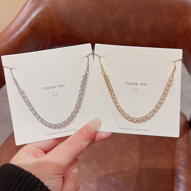 Bracelet coulissant pour femme en Zircon raffiné de niche