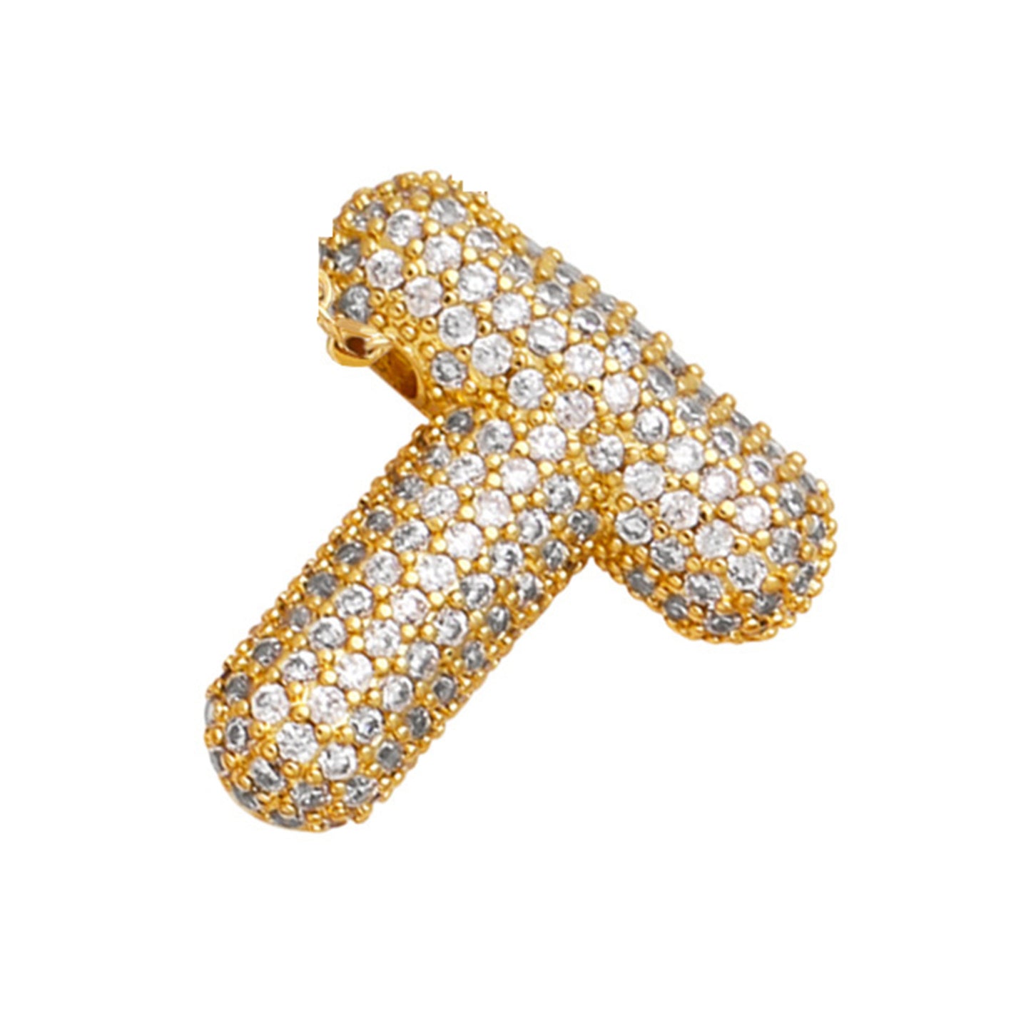 18K Gold Plated Balloon English Letter Pendant Necklace