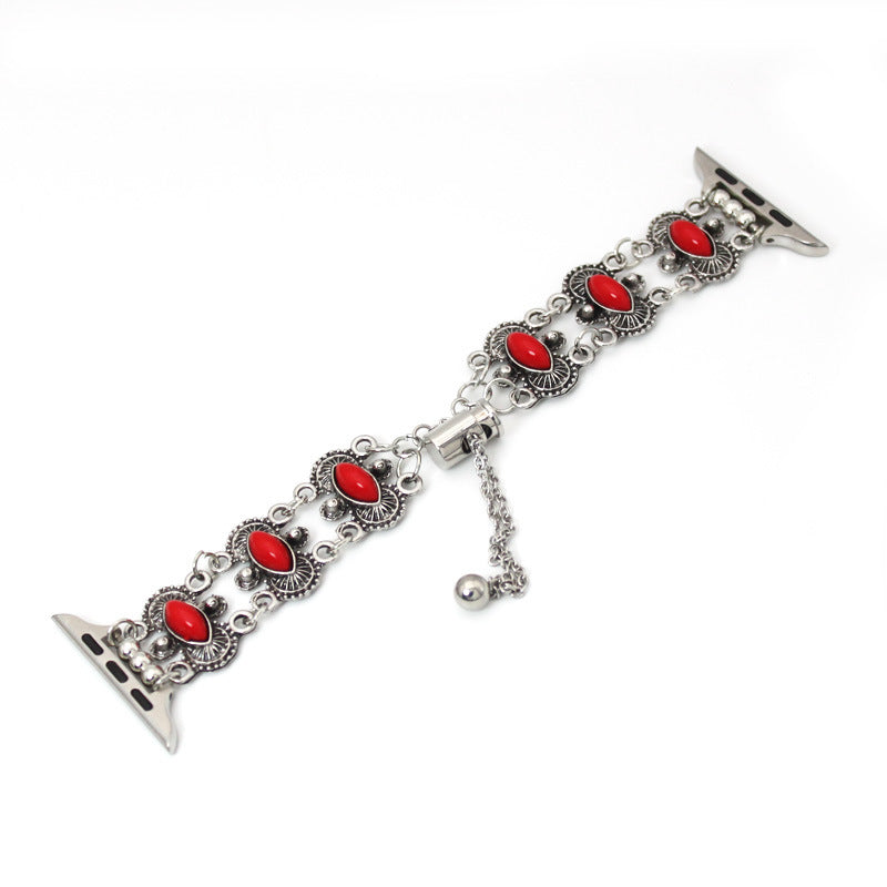 Reloj Pulsera Reloj Metal Turquesa